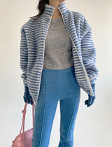 ストライプフリース/Striped Fleece [ Gray ]