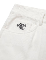 セラーロゴコーデュロイパンツ/SELLER LOGO CORDUROY PANTS IVORY(CV2CFMPA12A)