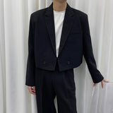 モアクロップダブルジャケット/CR More Crop Double Jacket (Set - Up / 2 Color)