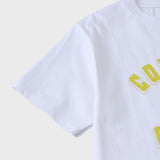クラシックビッグロゴクルーネックホワイトユニセックスTシャツ / Classic Big Logo Crew Neck White Unisex T-shirt