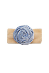 VELVET ROSE PIN / BLUE