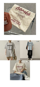 ローズベア半袖Tシャツ
