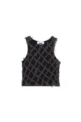 [23SS LSD COLLECTION] キルティングレイヤードノースリーブトップ / [23SS LSD COLLECTION] Quilting Layered sleeveless Top