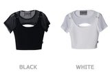 レイヤードクロップTシャツ/Layered Crop Tee