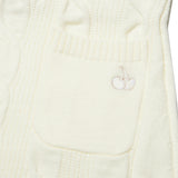 スモールチェリーボタンニットスカート／SMALL CHERRY BUTTON KNIT SKIRT [CREAM]