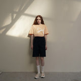 ペールオレンジリボンTシャツ
