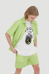 FLIP Pattern Shirt_Lime (6699091132534)