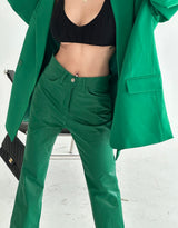double collar oversized fit blazer jacket