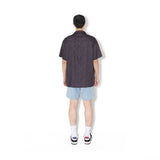 ペイズリーハーフシャツ/PAISLEY HALF SHIRTS purple