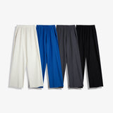 リブワイドプリーツパンツ/Rib Wide Pleats Pants (4 colors)