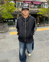 베스트 후드 항공 자켓(2컬러)