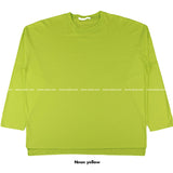 カッティングオーバー長袖Tシャツ