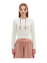 CABLE CROP KNIT (IVORY)