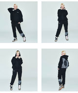 PAISLEY BLACK PANTS (6574121287798)