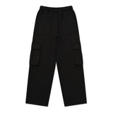 UNI POINT POCKET CARGO PANTS [BLACK]