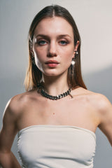 NO.300 [BLACK] KEYCHAIN NECKLACE 