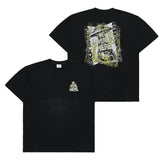 [24SS] ウィーワーオーバーラップアートワーク半袖Tシャツ BLACK