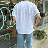 ブルックリンコットンオーバーサイズフィットショートスリーブTシャツ / LMN Brooklyn Cotton Oversized Fit Short-Sleeved T-Shirt (4 colors)