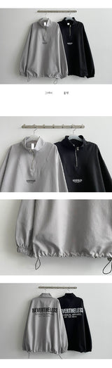 ディスストリングハーフジップアップアノラック/This string half zip-up anorak