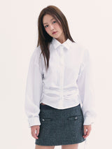 レオナシャーリングシャツ