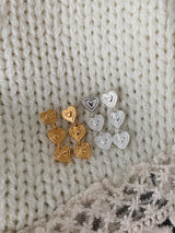 [925silver] メロディーハートピアス / [925silver] Melody heart earrings