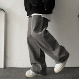 Veil denim wide pants