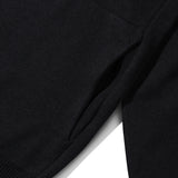 Check logo side pocket cardigan C5 Black (6615966285942)