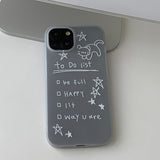 White - To do list Phone Case_matt