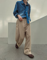 f/w デプスワイドスラックス (4 color)