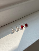 [92.5silver] キッチハートピアス