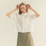 リネンベーシックスカート / Linen Basic Skirt (Khaki)