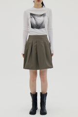 マロンフレアスカート / Marron Flare Skirt (2color)
