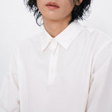 Crinkle Basic Shirts [White] (6592020840566)