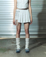 denim eyelet sk - ivory