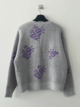 Snow blossom cardigan