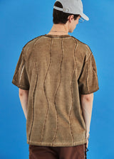 ダイウェーブオーバーロックTシャツ / ベージュ