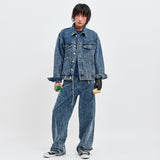 JINRO OVERSIZED DENIM TRUCKER JACKET