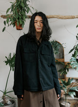 unisex suede jacket black