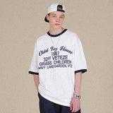オールドアイビークラブ ボックスハーフTシャ/Old Ivy Club Box Half T-shirt (2color)
