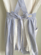 Candy Stripe Apron Embroidered Apron