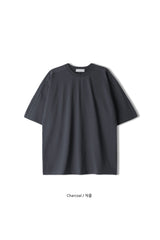 ダブルラインオーバーサイズ半袖Tシャツ / LMN Double-Line Oversized Short-Sleeved T-Shirt (5 colors)