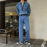 シグルーズフィットデニムパンツ/LMN Sig Loose Fit Denim Pants (4 colors)