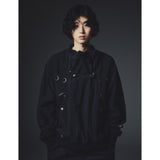 マルチファンショナルジッププルオーバージャケット / MULTI FUNTIONAL  ZIP PULLOVER JACKET_BK