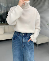 シアーアンゴラハイネックタートルネック / 90's Sher Angora High-Neck Turtleneck (3 colors)