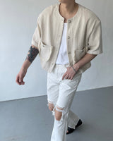 スナップツイードジャケット / TAP Snap Tweed Jacket (2 colors)