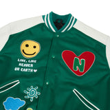 バーシティージャケット / NOKO Varsity Jacket♡ Green