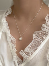 リリーパールネックレス / lily pearl necklace
