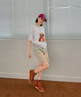 ドッグショートスリーブTシャツ/Dog Selfie Short Sleeve T-shirt (3color)