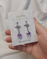 Angelic Heart Crystal Piercing - Violet