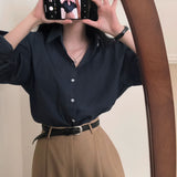 [7color] Paris Pintuck Loose Fit Shirt